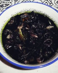 sotong masak itam